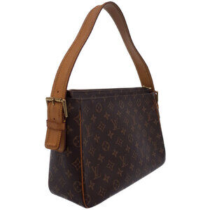 Louis Vuitton Shoulder Semi Leather Monogram Brown Cite Bag Viva
